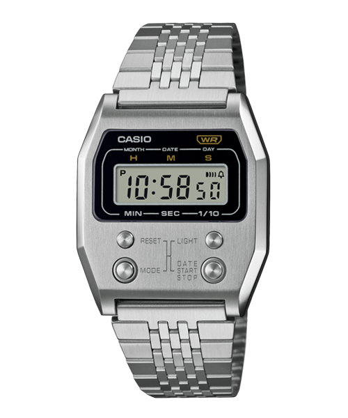 Reloj Vintage correa de Acero inoxidable A1100D-1