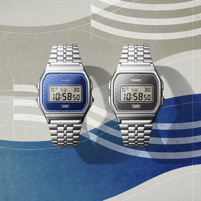 Reloj Vintage correa de acero inoxidable A159WEVJ-7