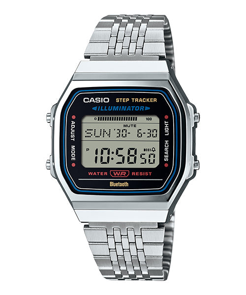 Reloj Vintage correa de Acero inoxidable ABL-100WE-1A