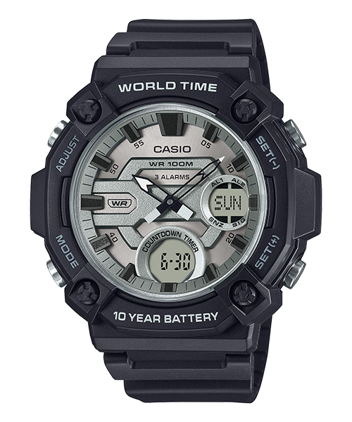 Reloj deportivo correa de Resina AEQ-120W-7AV