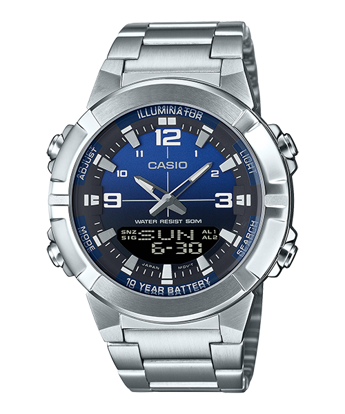 Reloj casual correa de Acero inoxidable AMW-870DA-2A1V