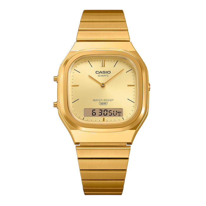 Reloj Vintage correa de Acero inoxidable AQ-240EG-9A
