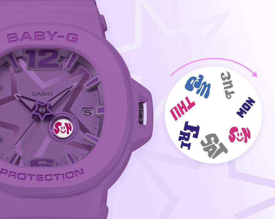 Reloj Baby-G correa de Resina BGA-10D-2A1