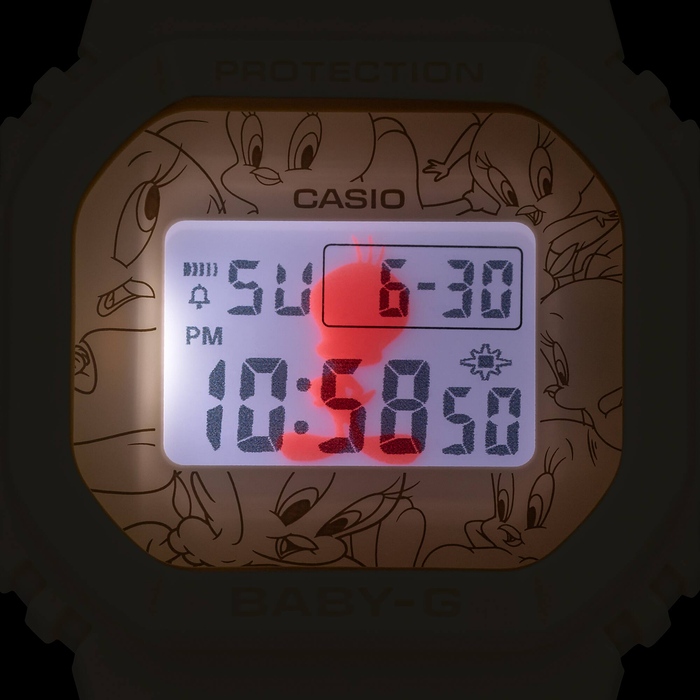 Reloj Baby-g edición especial x LOONEY TUNES correa de Resina BGD-565TW-5