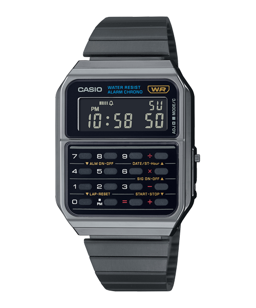 Reloj Vintage correa de Acero inoxidable CA-500WEGG-1B