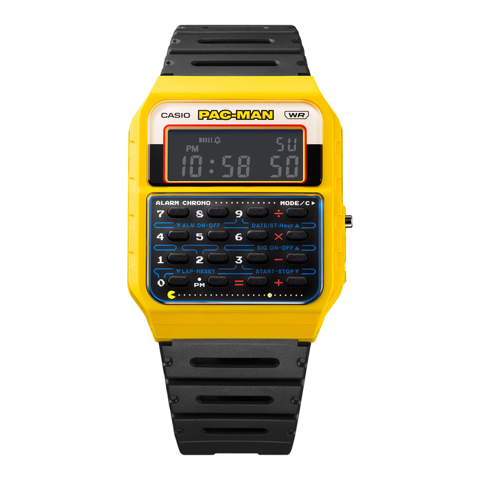 Reloj edición PAC-MAN correa de Resina CA-53WPC-1B