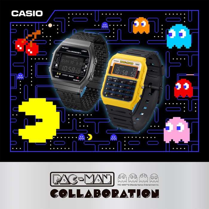 Reloj edición PAC-MAN correa de Resina CA-53WPC-1B