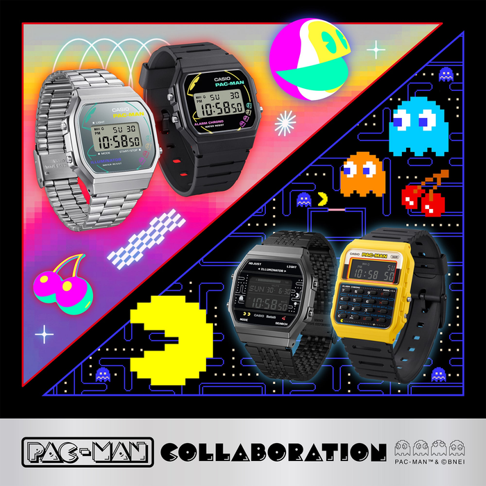 Reloj edición PAC-MAN correa de Resina CA-53WPC-1B