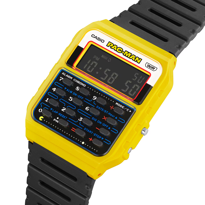 Reloj edición PAC-MAN correa de Resina CA-53WPC-1B
