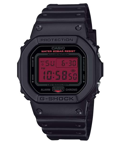 Reloj G-shock correa de resina DW-5600BBR-1