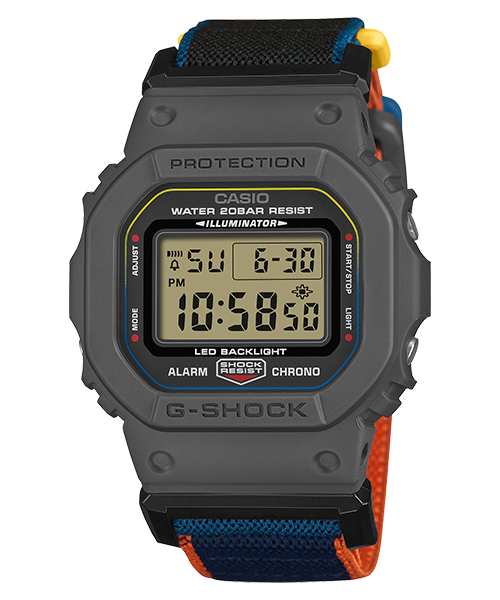 Reloj G-shock correa de tela DW-5600MNC-8A2