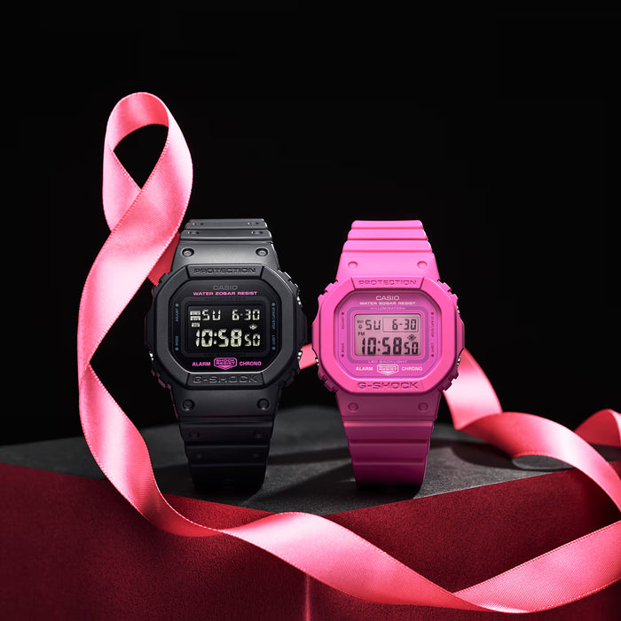 Reloj G-shock Pink Ribbon correa de resina DW-5600PK-1