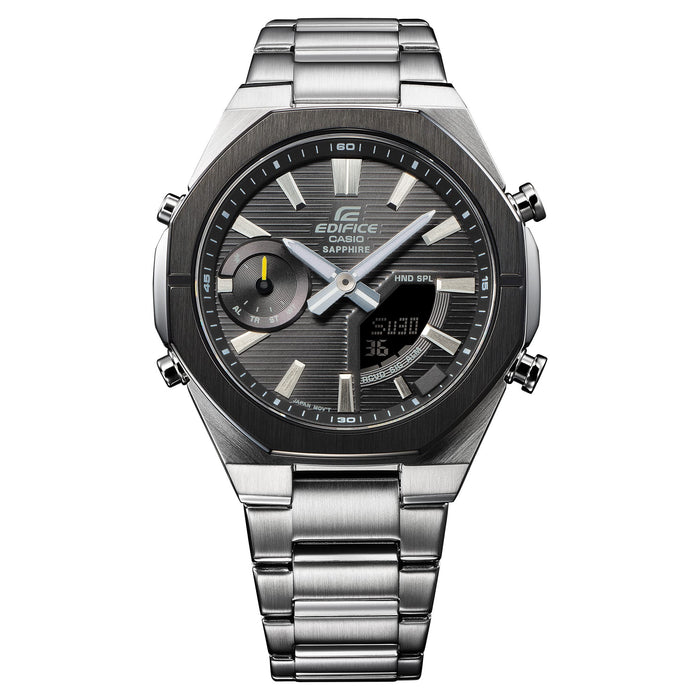 Reloj Edifice casual correa de Acero inoxidable ECB-S10DB-1A