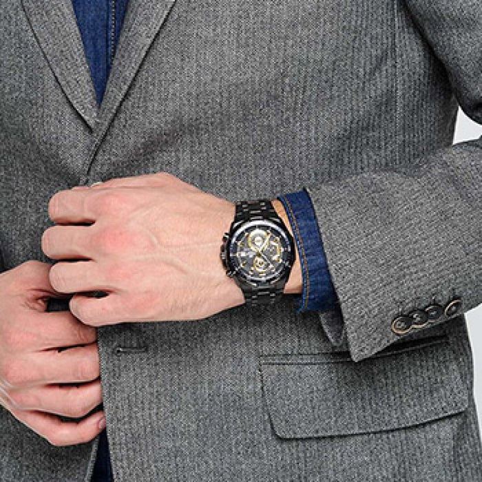 Reloj Edifice casual correa de Acero inoxidable EFR-539BK-1AVU