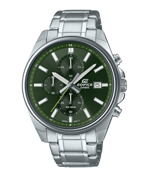 Reloj Edifice casual correa de Acero inoxidable EFV-610D-3CV