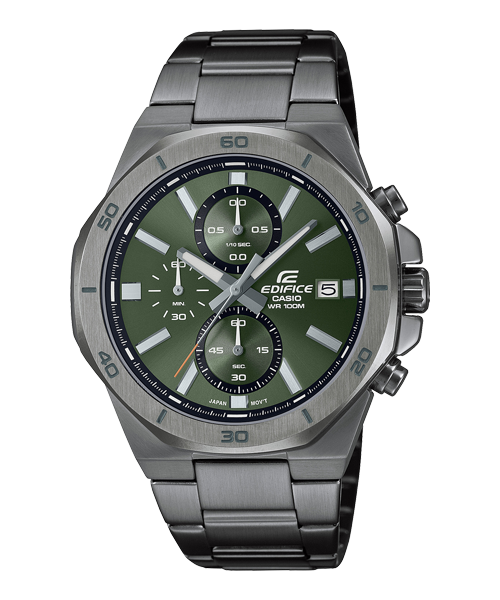 Reloj Edifice casual correa de Acero inoxidable EFV-640DC-3AV