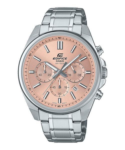 Reloj Edifice casual correa de Acero inoxidable EFV-650D-4AV