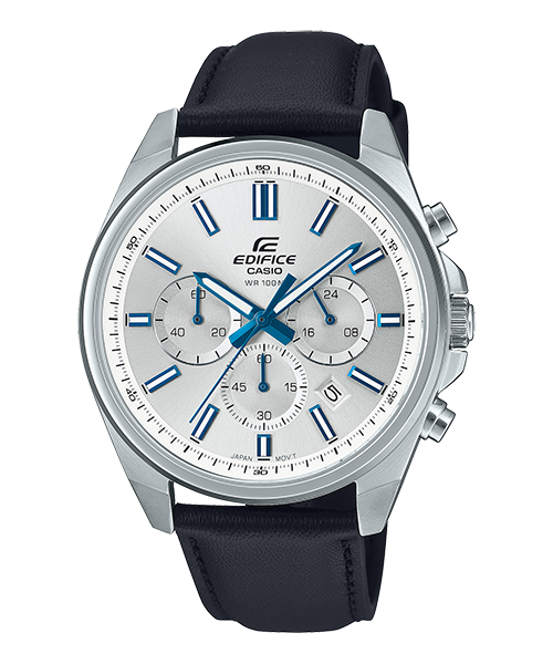 Reloj Edifice casual correa de Cuero EFV-650L-7AV