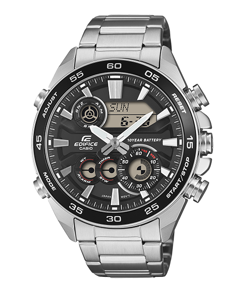 Reloj Edifice casual correa de Acero inoxidable ERA-130D-1A