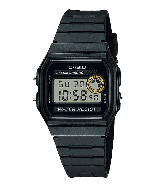 Reloj casual correa de resina F-94WA-8