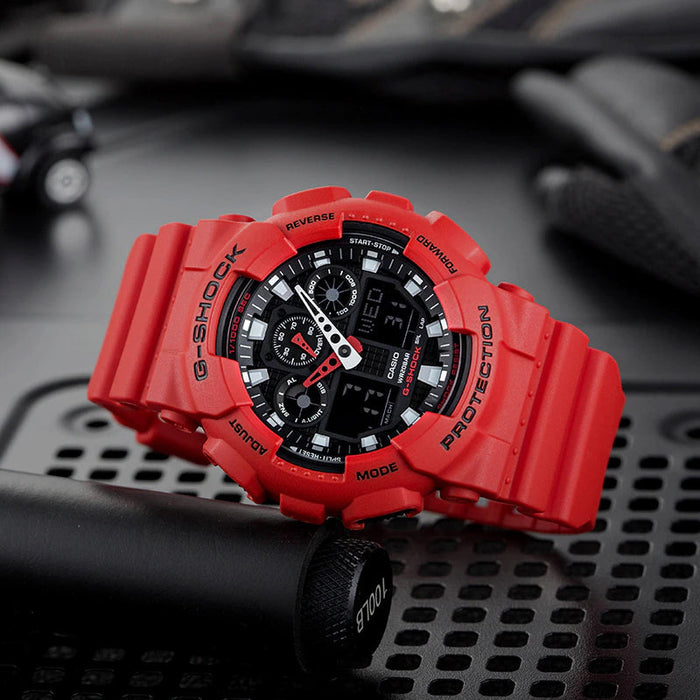 Reloj G-shock correa de resina GA-100B-4A