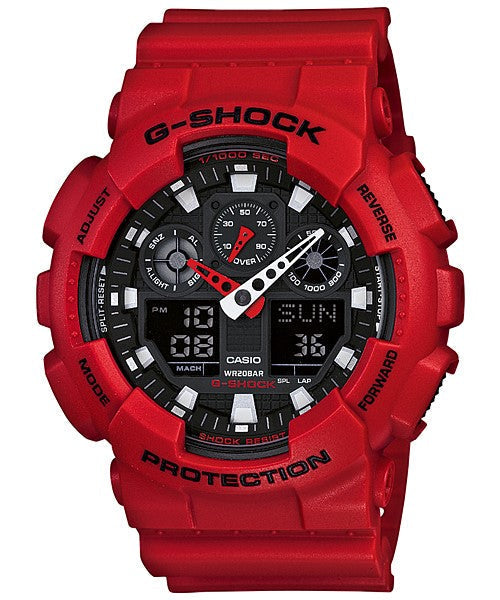 Reloj G-shock correa de resina GA-100B-4A