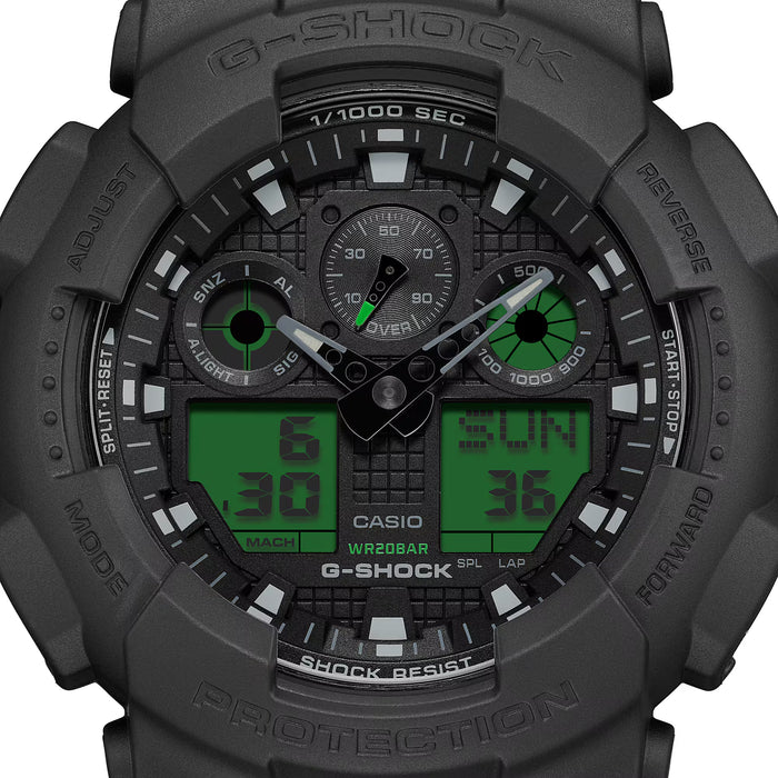 Reloj G-shock correa de resina GA-100BEG-1A
