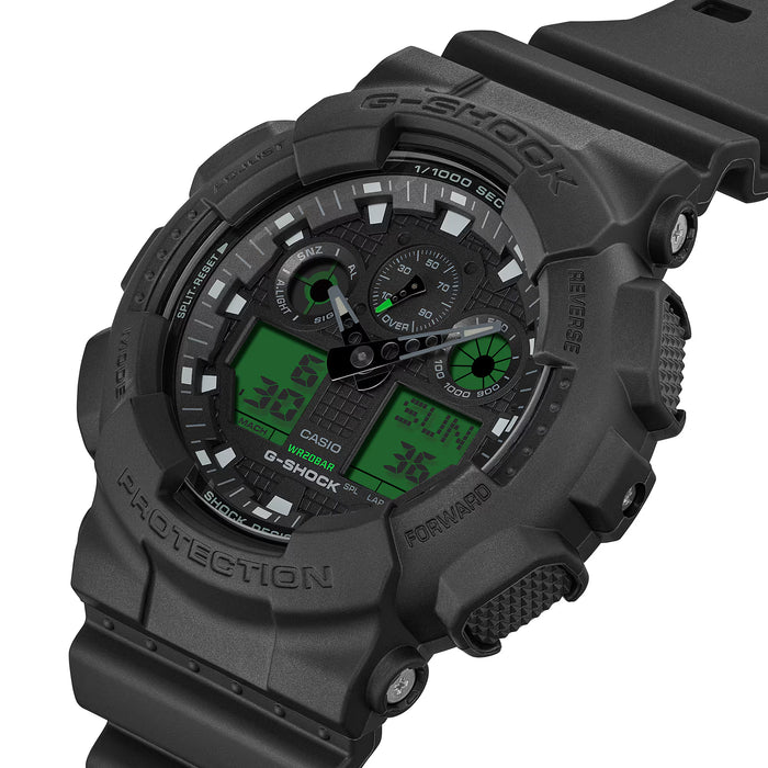 Reloj G-shock correa de resina GA-100BEG-1A