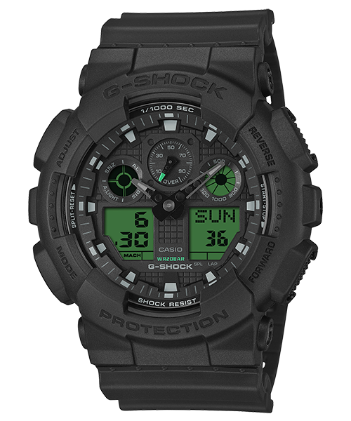 Reloj G-shock correa de resina GA-100BEG-1A