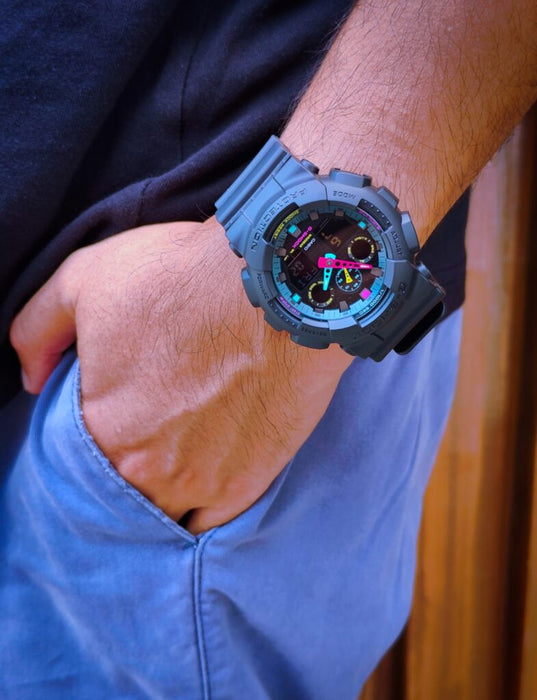 Reloj G-shock correa de resina GA-100MF-1A