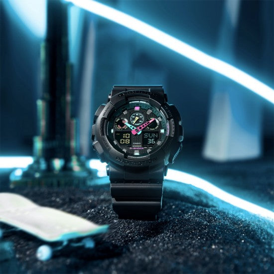 Reloj G-shock correa de resina GA-100MF-1A