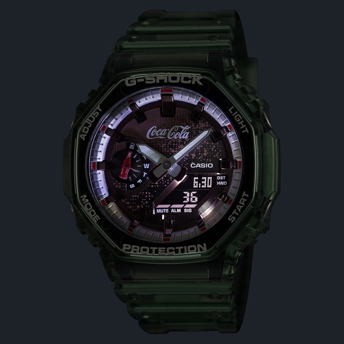 Reloj G-shock x Coca-Cola correa de Resina GA-2100CC-3A