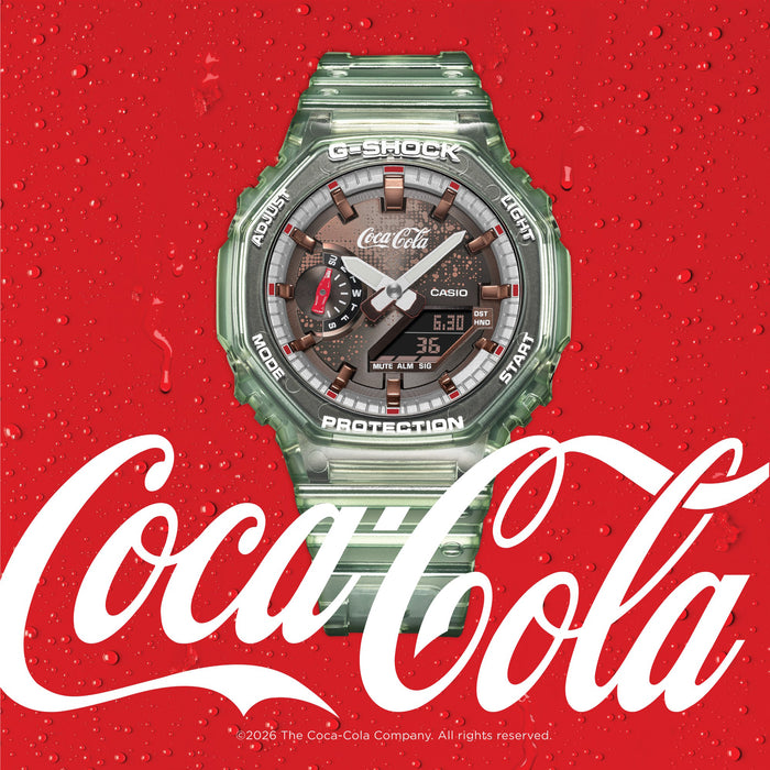 Reloj G-shock x Coca-Cola correa de Resina GA-2100CC-3A
