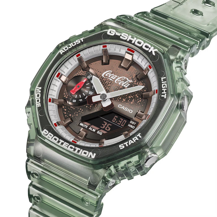 Reloj G-shock x Coca-Cola correa de Resina GA-2100CC-3A