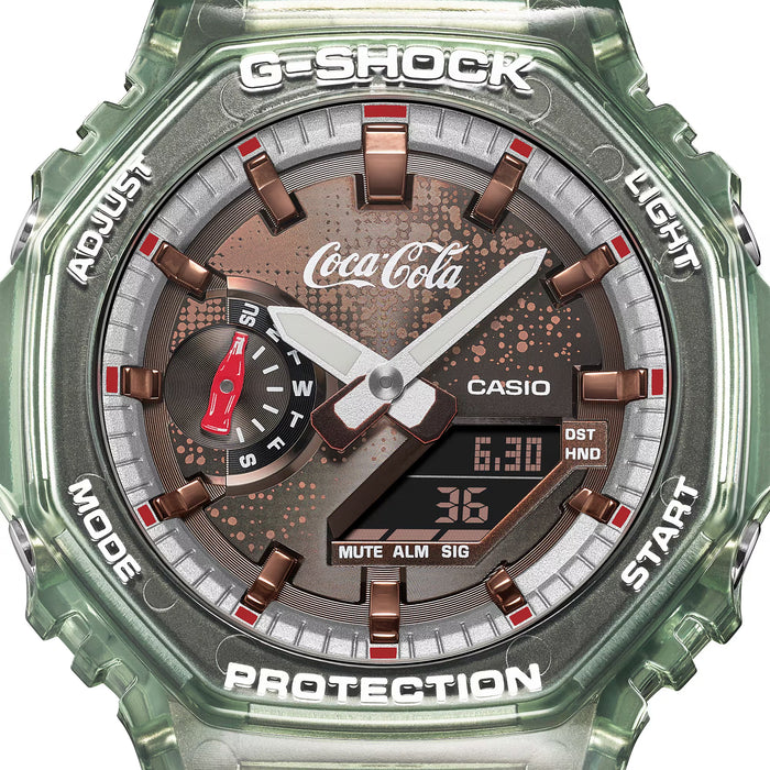 Reloj G-shock x Coca-Cola correa de Resina GA-2100CC-3A