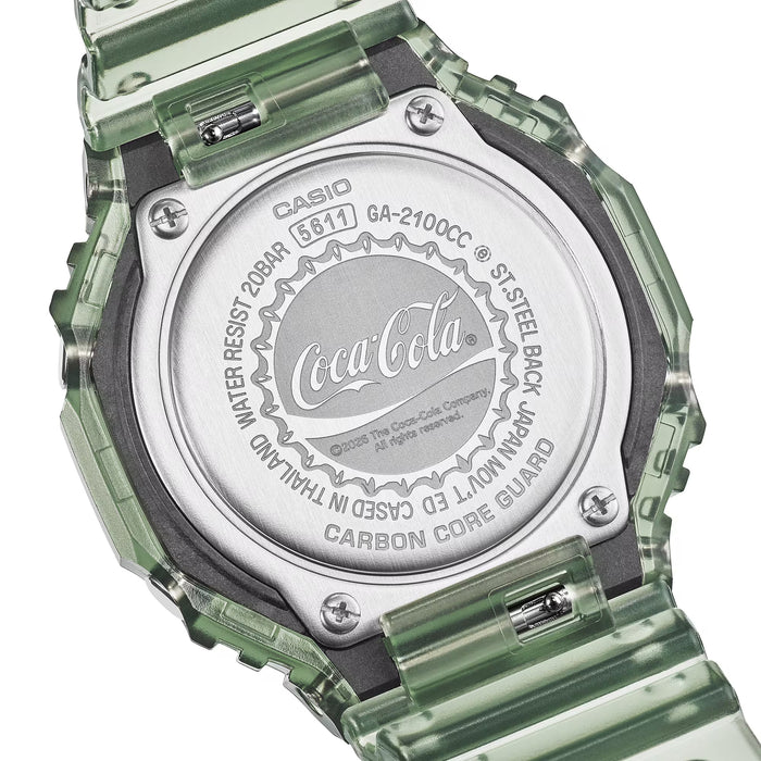 Reloj G-shock x Coca-Cola correa de Resina GA-2100CC-3A