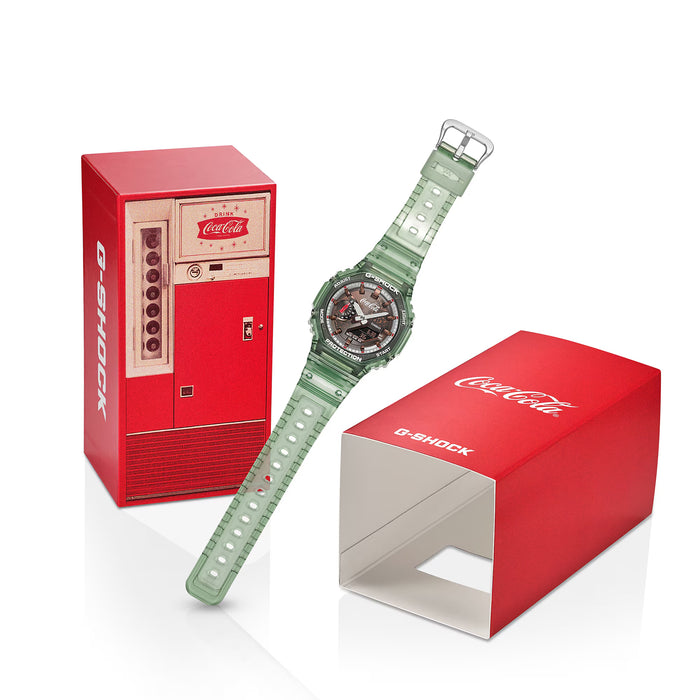 Reloj G-shock x Coca-Cola correa de Resina GA-2100CC-3A