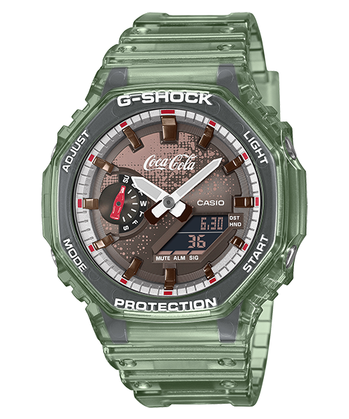 Reloj G-shock x Coca-Cola correa de Resina GA-2100CC-3A
