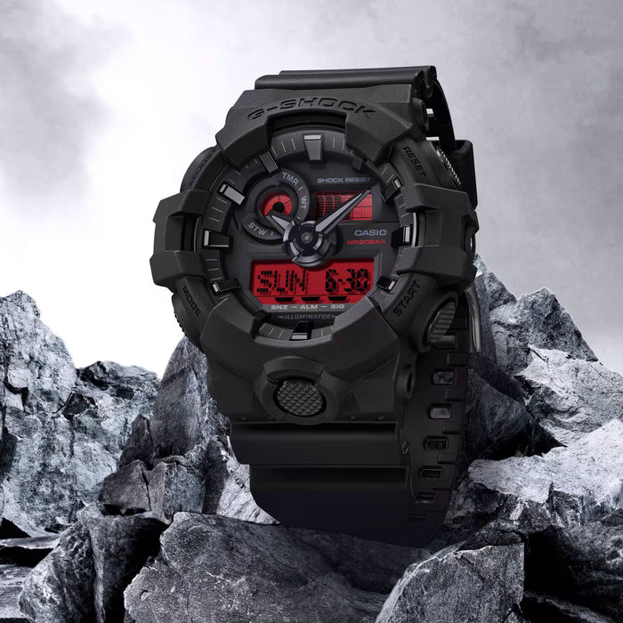 Reloj G-shock correa de Resina GA-700BBR-1A