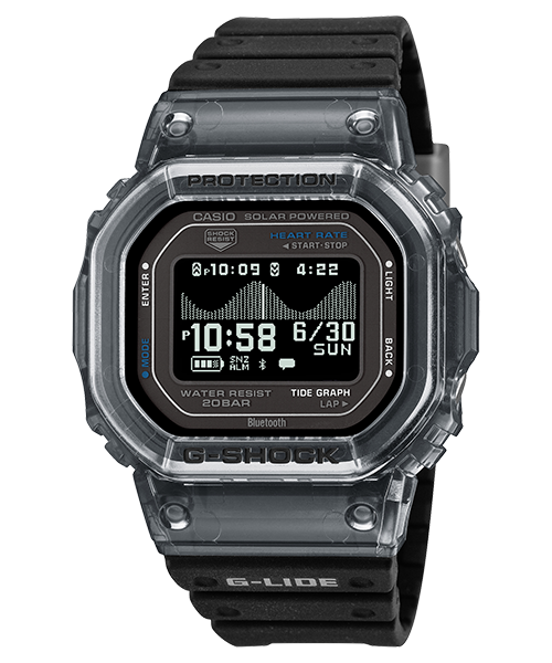 Reloj G-shock correa de resina GBX-H5600-1