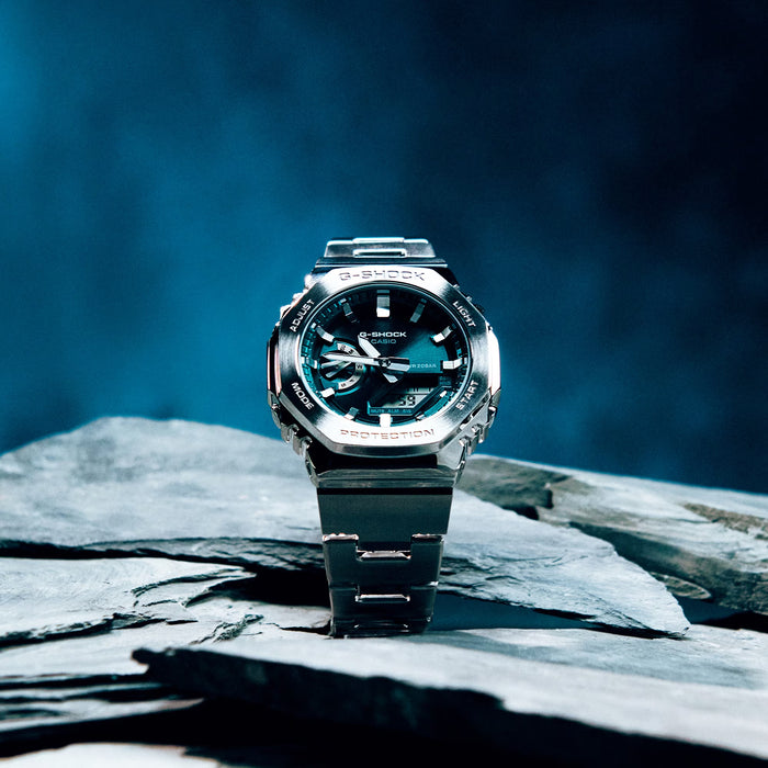 Reloj G-shock correa de Acero inoxidable GM-2110D-3A1