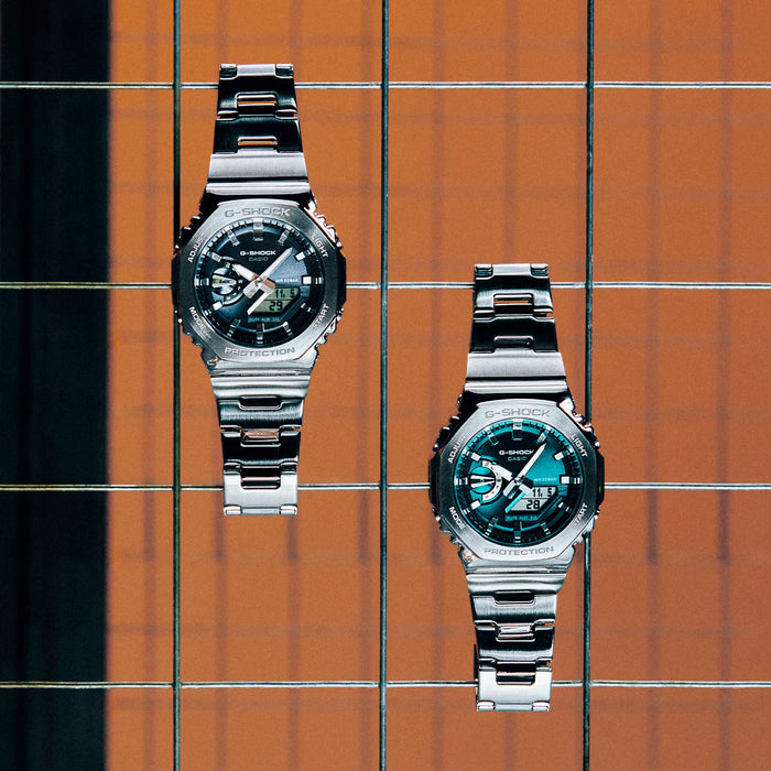 Reloj G-shock correa de Acero inoxidable GM-2110D-8A