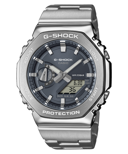 Reloj G-shock correa de Acero inoxidable GM-2110D-8A