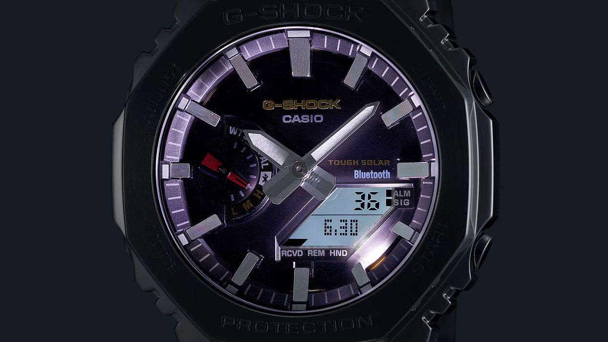 Reloj G-shock correa de Acero inoxidable GM-B2100SD-1C