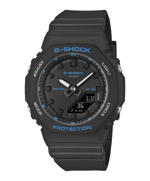 Reloj G-shock correa de resina GMA-P2100BA-1A