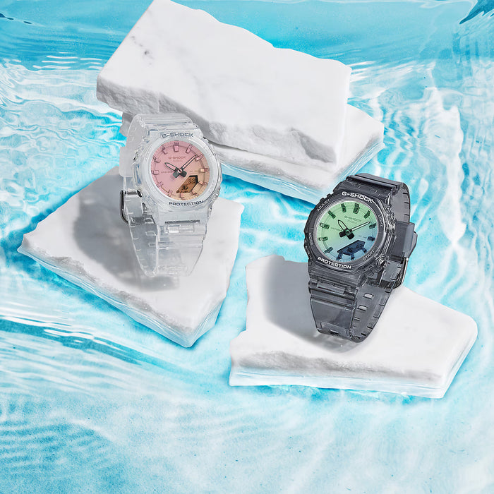 Reloj G-shock correa de resina GMA-P2100SR-7A
