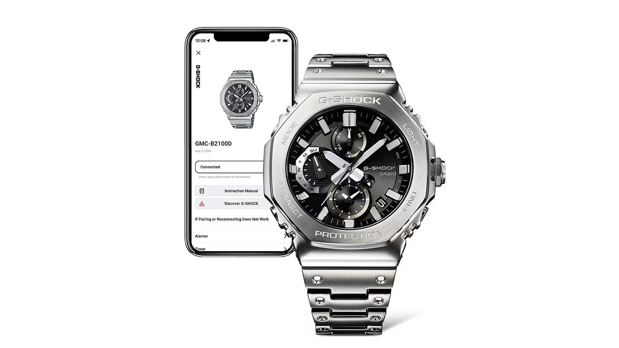 Reloj G-shock correa de Acero inoxidable GMC-B2100D-1A