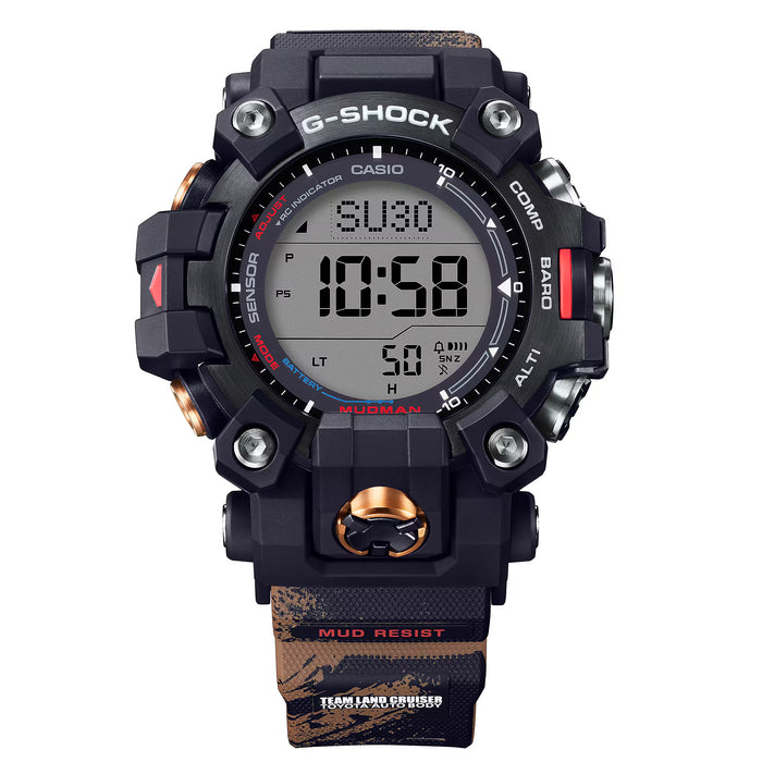 Reloj G-shock x team Land Cruiser Toyota MASTER of G correa de resina GW-9500TLC-1