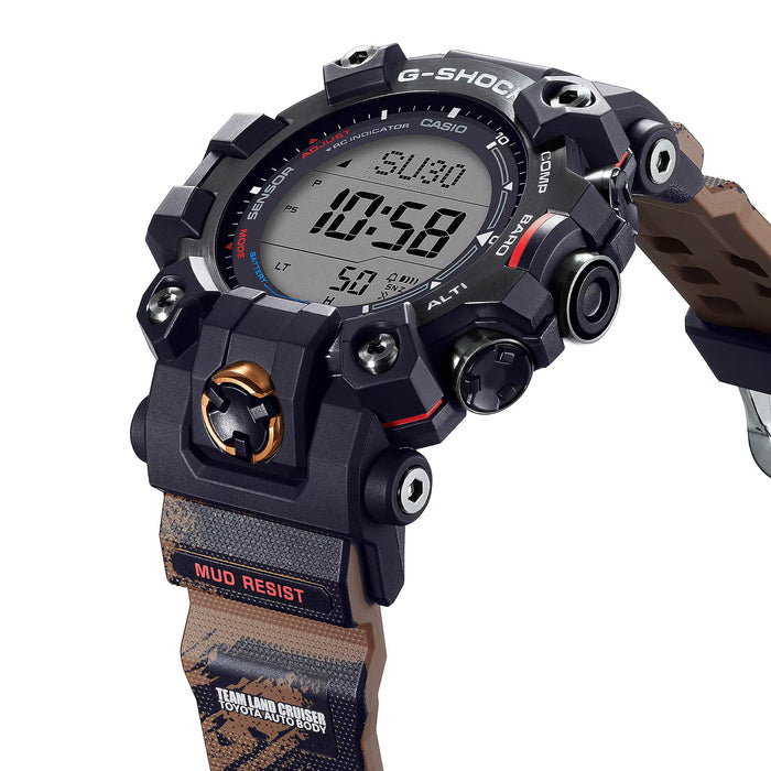 Reloj G-shock x team Land Cruiser Toyota MASTER of G correa de resina GW-9500TLC-1