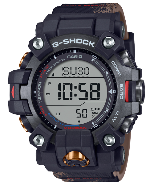 Reloj G-shock x team Land Cruiser Toyota MASTER of G correa de resina GW-9500TLC-1